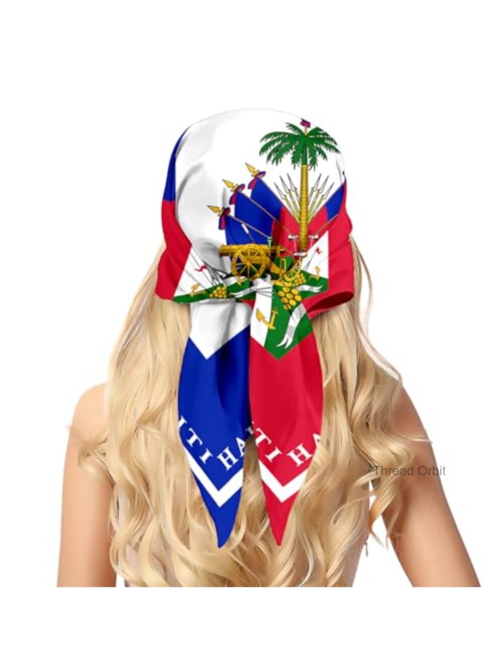 Polyester Silk Feel Square Scarf Hair Wrap Neck Bandana Fashion Accessory